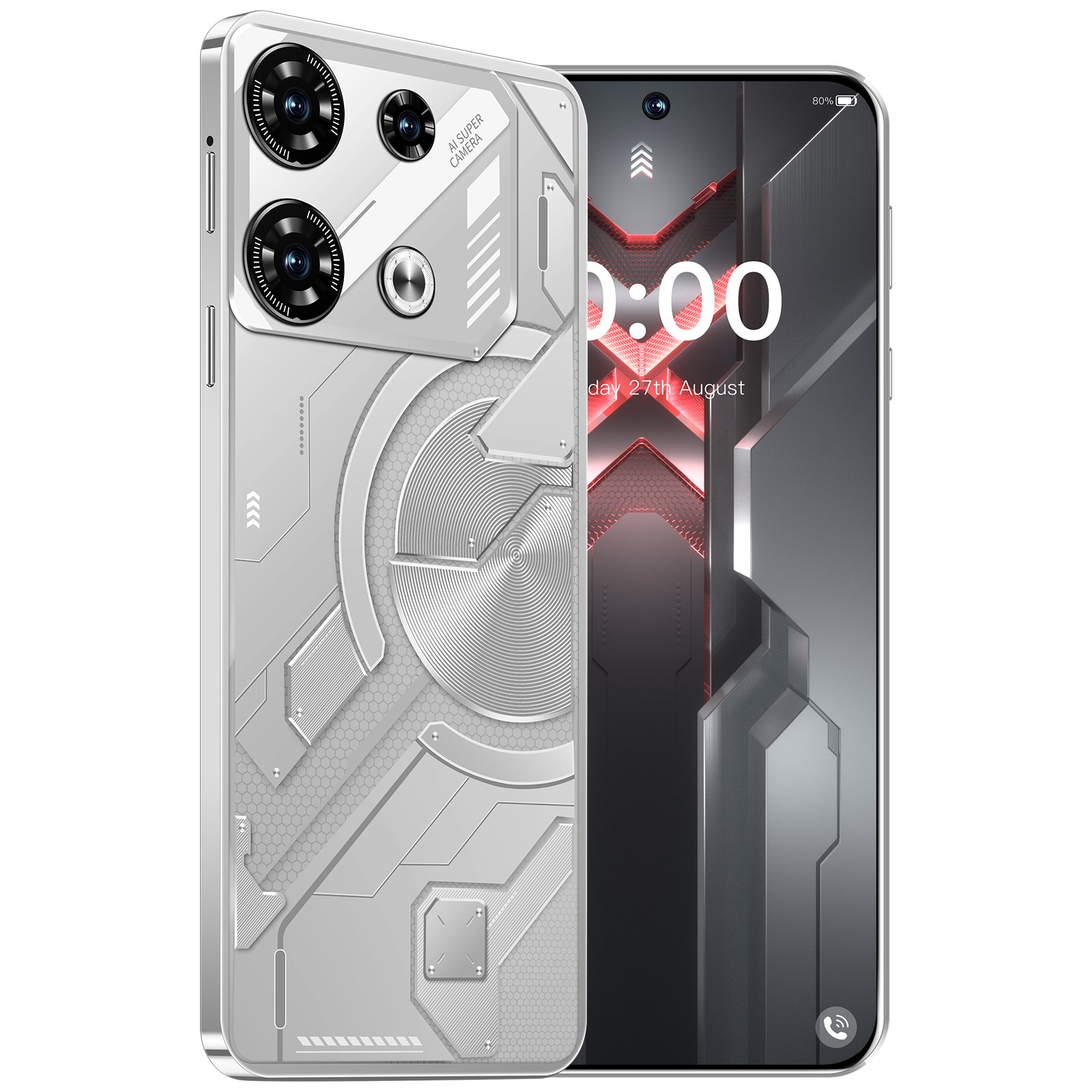 HSDF-GT10 Pro mode 16GB+1TB 7.3-inch 5G Camera 72MP+108MP Android 13 Face Recognition Mobile Phone